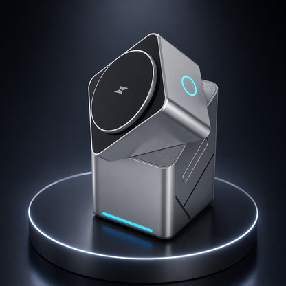 Hollis PivotCharge 3-in-1 Qi2 Stand